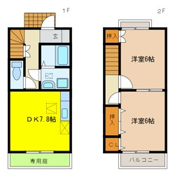 Duplex　Bloomの物件間取画像